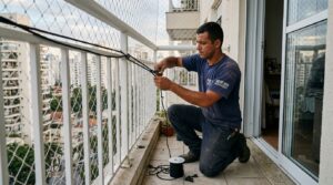 Quanto tempo leva para instalar uma rede de proteção?